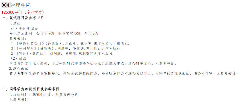 2020MPAcc復試科目 | 浙江工業大學2020MPAcc會計碩士復試科目