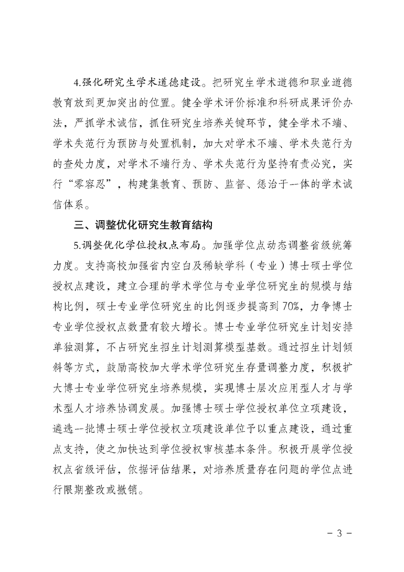 2021MPAcc院校信息:安徽省關于提升研究生培養質量的若干意見